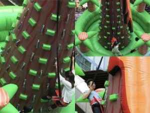 Climbing Inflatable Collage