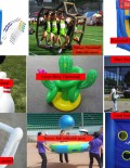 Inflatable Game Collage